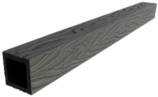 Балясина ДПК 3D GardenParkett фактура дерева Графит купить в Рыбинске