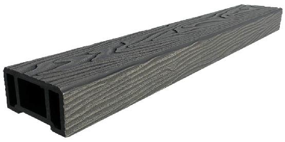 Перила ДПК 3D GardenParkett фактура дерева Графит купить в Рыбинске