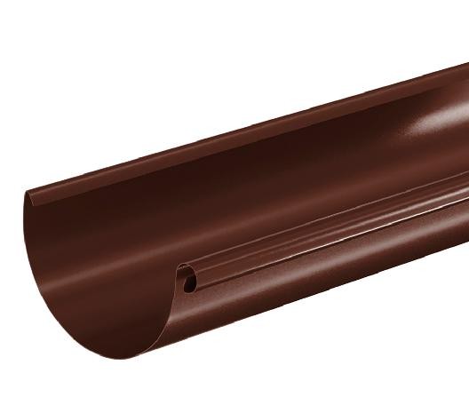 Водосток Aquasistem, система 125x90 - Водосточный желоб 3.00м RAL 8017 Коричневый купить в Рыбинске