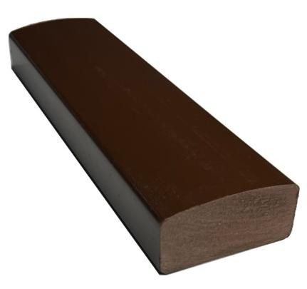 Лавочный брус Ecodecking Некст полнотелый глянцевый 70х35 шоколад купить в Рыбинске