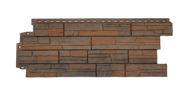 Фасадная панель Grand Line Сланец Элит Сандал купить в Рыбинске
