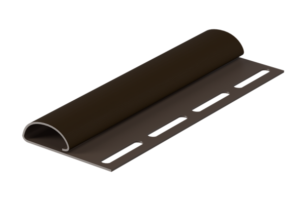 Финишная планка для сайдинга Элит, Коричневая купить в Рыбинске
