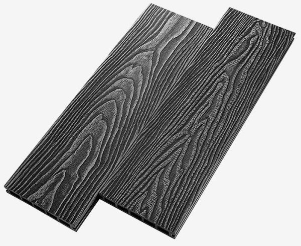 Террасная доска из ДПК RusDecking Unodeck Vintage - Графит купить в Рыбинске