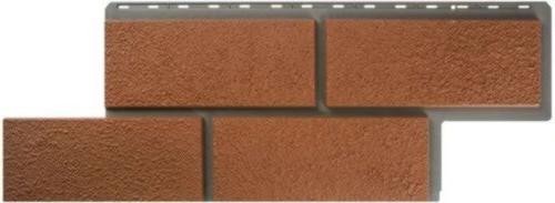 Фасадная панель Альта-Профиль Неаполитанский камень - Терракотовый купить в Рыбинске