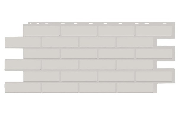 Фасадная панель T-Siding Кирпич Модерн Эко Уайт купить в Рыбинске