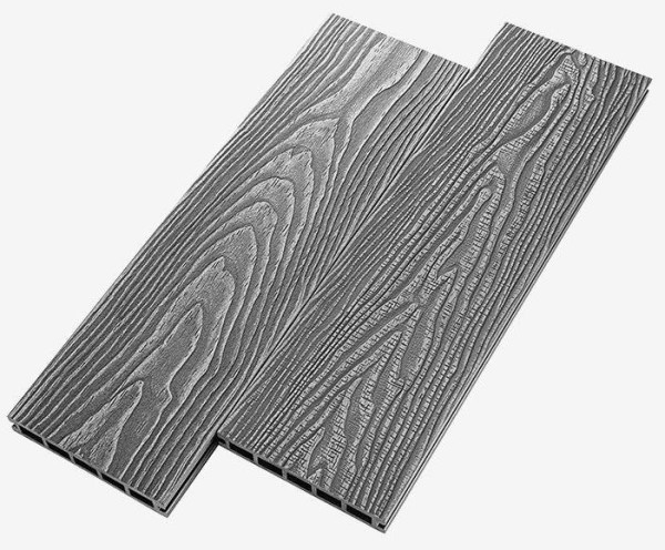 Террасная доска из ДПК RusDecking Unodeck Vintage - Серый купить в Рыбинске