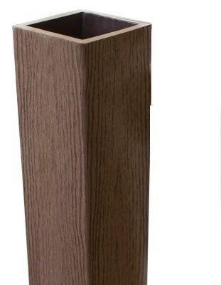 Столб опорный Woodvex Co-Extrusion Темно - Коричневый купить в Рыбинске