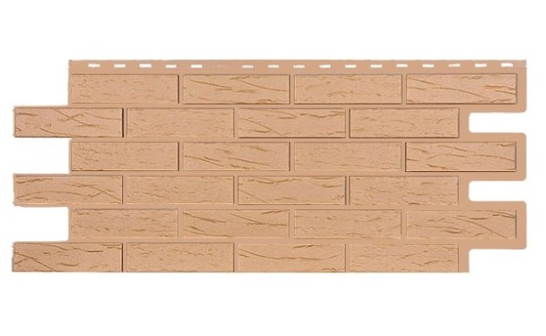 Фасадная панель T-Siding Кирпич Саман Эко Крем купить в Рыбинске